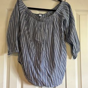 Old Navy 3/4 sleeve off the shoulder shirt.
